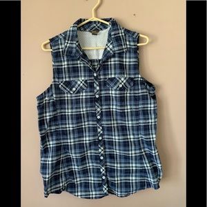 Western plaid summer top